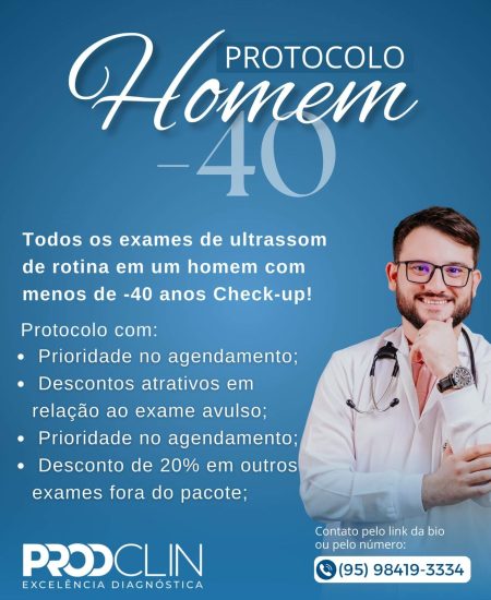 Protocolo de atendimento Homem -40 anos